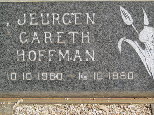 HOFFMAN Jeurgen Gareth 1980-1980
