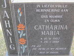 JÄHNIG Catharina Maria 1907-1992