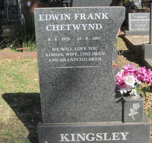 KINGSLEY Edwin Frank Chetwynd 1923-1997