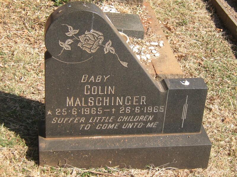 MALSCHINGER Colin 1965-1965