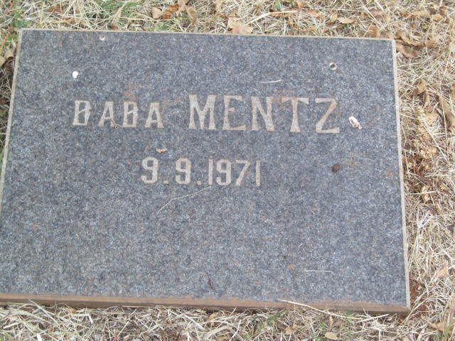 MENTZ Baba -1971