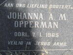 OPPERMAN Johanna A.M. -1965