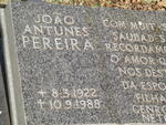PEREIRA João Antunes 1922-1988
