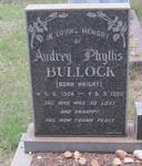 BULLOCK Audrey Phillis nee WRIGHT 1924-1980