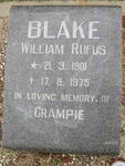 BLAKE William Rufus 1901-1975