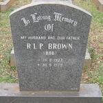 BROWN R.L.P. 1923-1979