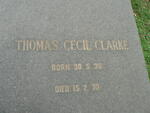 CLARKE Thomas Cecil 1936-1970