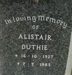 DUTHIE Alistair 1927-1985