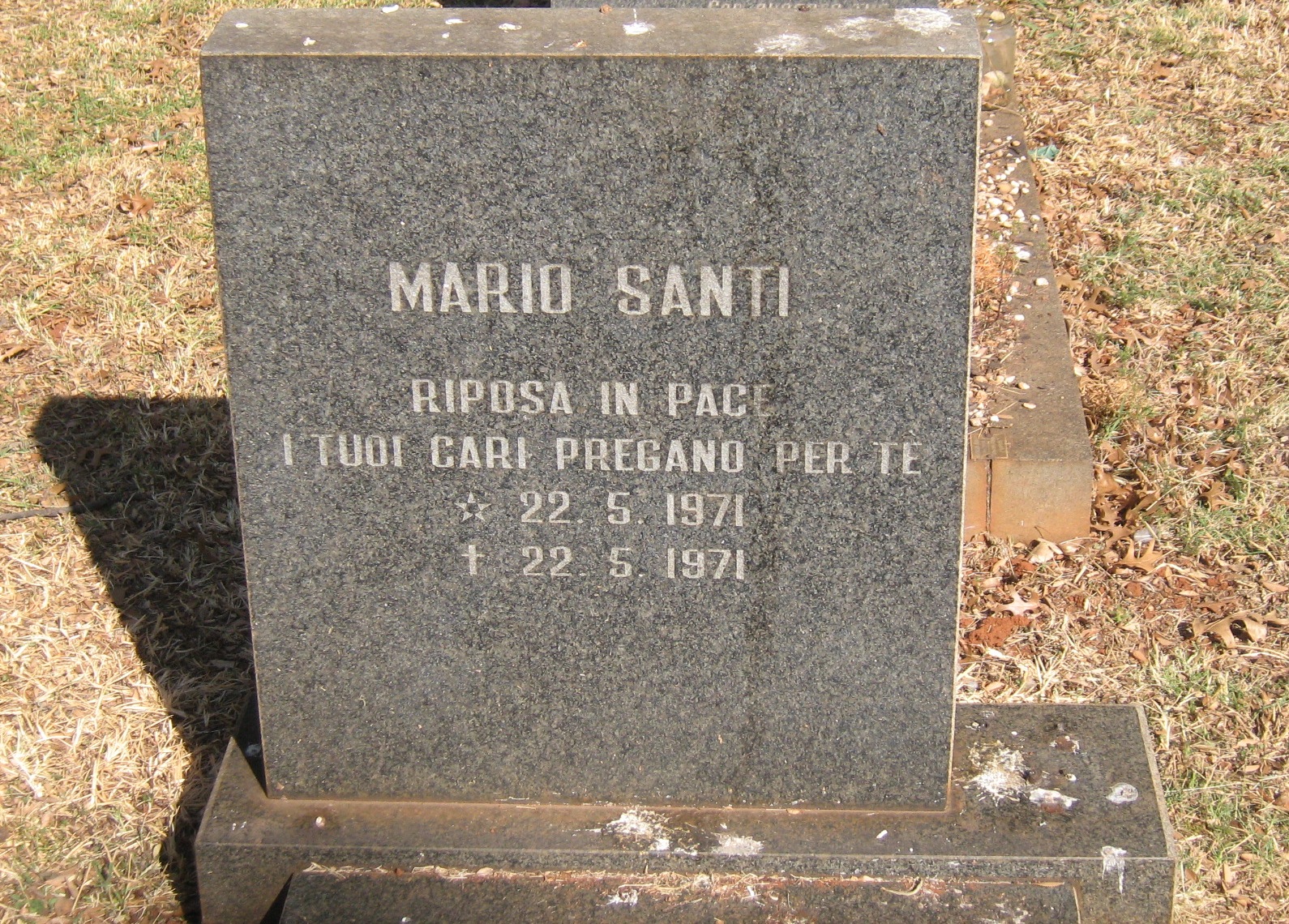 SANTI Mario 1971-1971