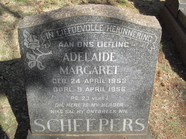SCHEEPERS Adelaide Margaret 1953-1956