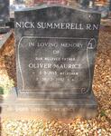 SUMMERELL Nick Oliver Maurice 1915-1993