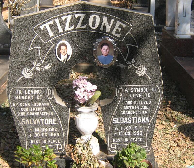 TIZZONE Salvatore 1912-1994 & Sebastiana 1914-1999