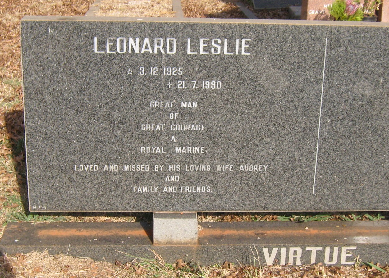 VIRTUE Leonard Leslie 1925-1990