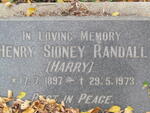 RANDALL Henry Sidney 1897-1973