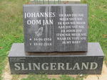 SLINGERLAND Johannes 1954-2014