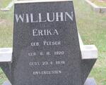 WILLUHN Erika nee PEESCH 1920-1978