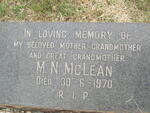 MCLEAN M.N. -1970