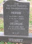 WRIGHT Georgie 1917-1995 & Herbie 1923-1984