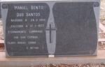 SANTOS Manuel Bento, dos 1920-1977