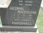 MARSHALL Jacomina Magdalena 1913-1975