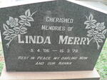 MERRY Linda 1906-1978