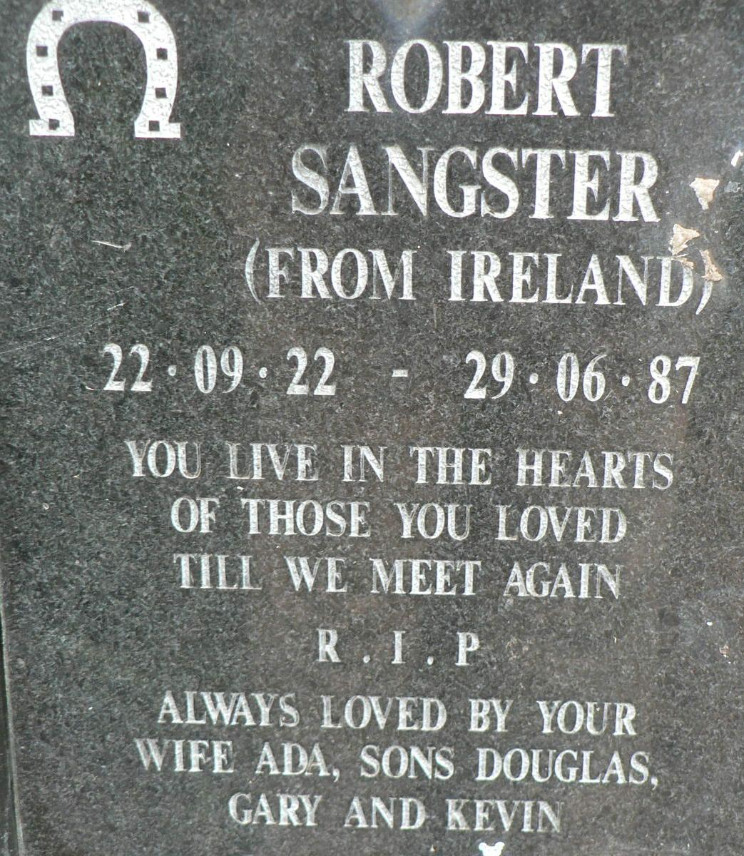 SANGSTER Robert 1922-1987