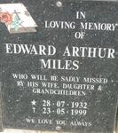 MILES Edward Arthur 1932-1999