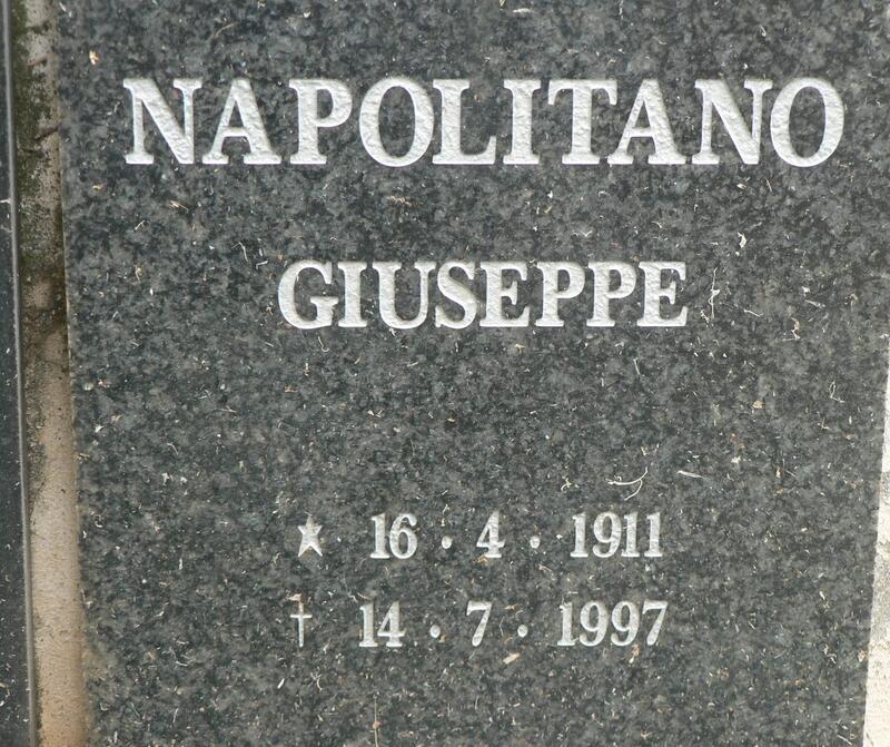 NAPOLITANO Giuseppe 1911-1997