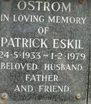OSTROM Patrick Eskil 1933-1979