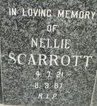 SCARROTT Nellie 1921-1987