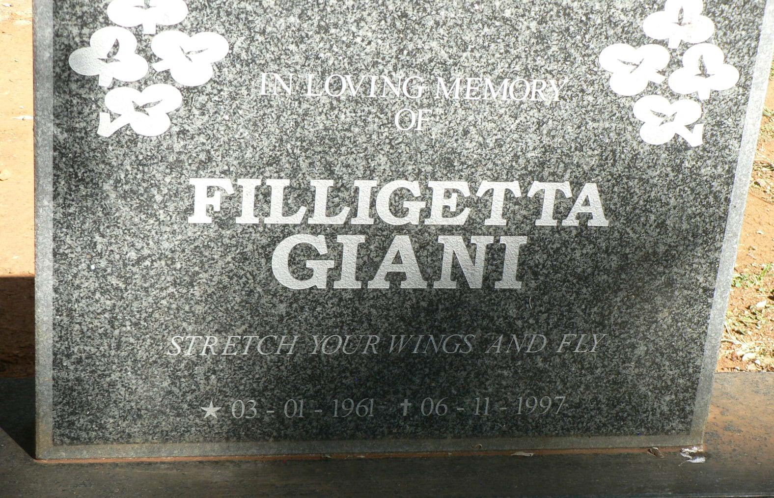 GIANI Filligetta 1961-1997