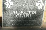GIANI Filligetta 1961-1997
