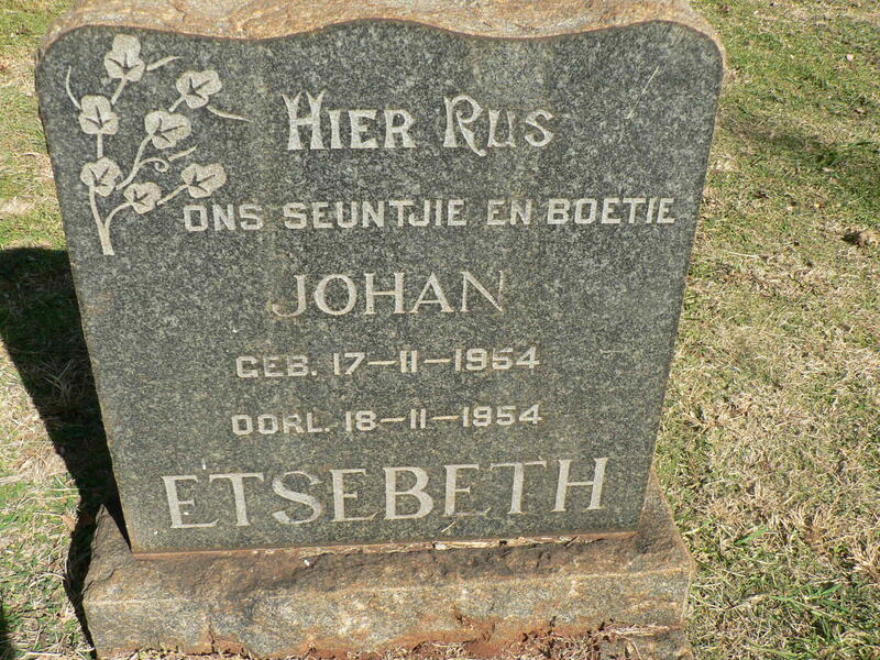ETSEBETH Johan 1954-1954