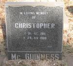 MCGUINNESS Christopher 1911-1988