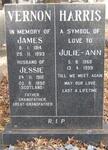 VERNON James 1914-1993 & Jessie 1912-1992 :: HARRIS Julie-Ann 1968-1999