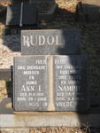 RUDOLPH Sampie 1914-1973 & Ann L. 1919-2006