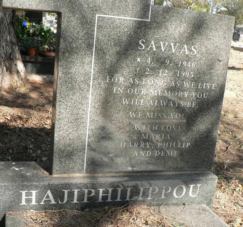 HAJIPHILIPPOU Savvas 1946-1995