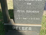 PELSER Peter Borcherds 1949-1959