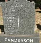 SANDERSON Michael John 1937-1997