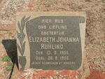 RÜHLING Elizabeth Johanna 1955-1955