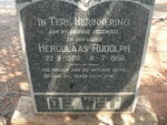 WET Hercules Rudolph, de 1900-1950