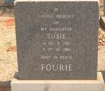 FOURIE Susie 1921-1961