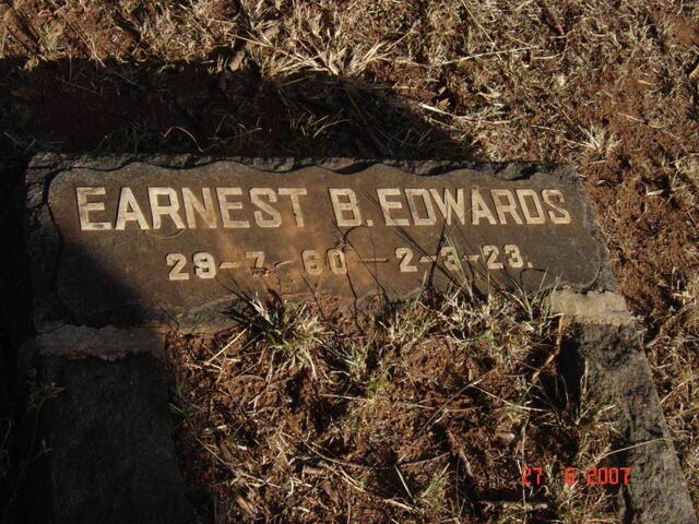 EDWARDS Earnest B. 1860-1923
