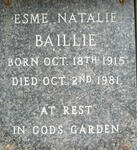 BAILLIE Esmé Natalie 1915-1981