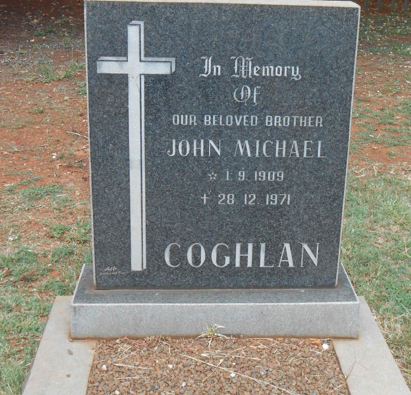 COGHLAN John Michael 1909-1971