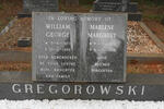 GREGOROWSKI William George 1933-1986 & Marlene Margaret 1934-2014