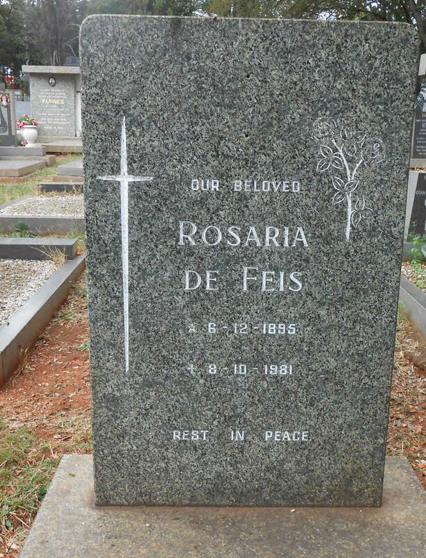 FEIS Rosaria, de 1895-1981
