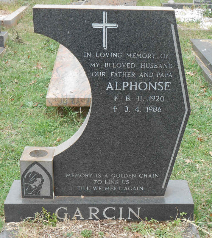 GARCIN Alphonse 1920-1986