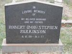PARKINSON Robert Stephen 1929-1977
