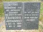 JOUBERT Francois Johannes 1920-1986